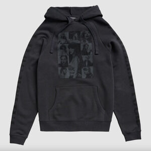 Taylor Swift Hoodie Size L Eras Tour US Dates Sealed Swiftie Merch Black NWT